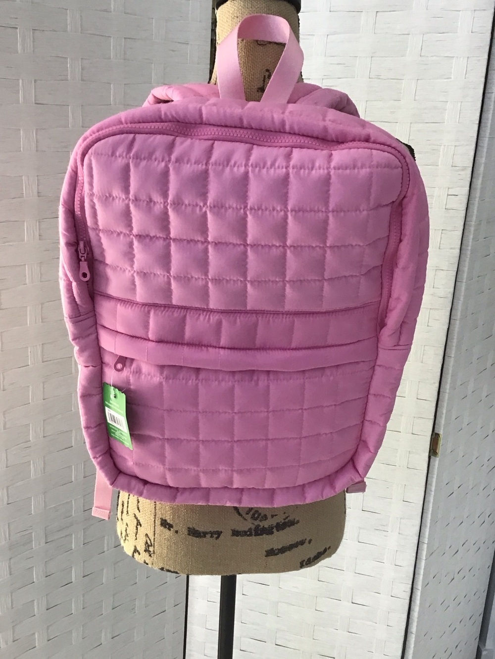 Ashland Quilted Pink Kids Backpack